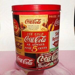 Coca-Cola Brand Tin Can